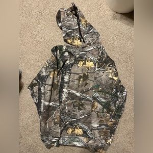 Mens camo hoodie XXL